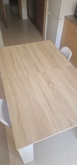 Conjunto de Mesa extensível de cozinha