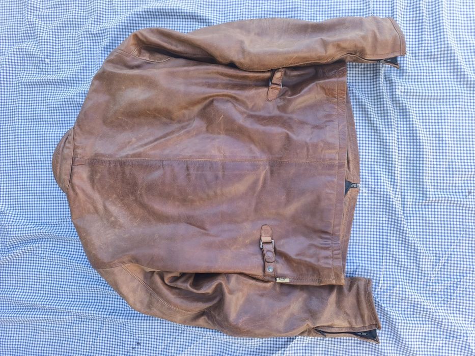 Blusão Motard de couro original da casa das peles.
