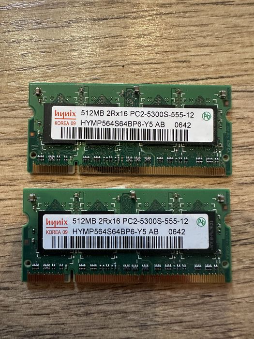 Hynix 512mb 2rx16 pc2-5300s-555-12