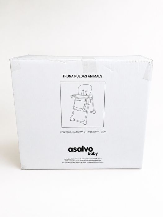 Cadeira de refeição com rodas ASALVO como nova