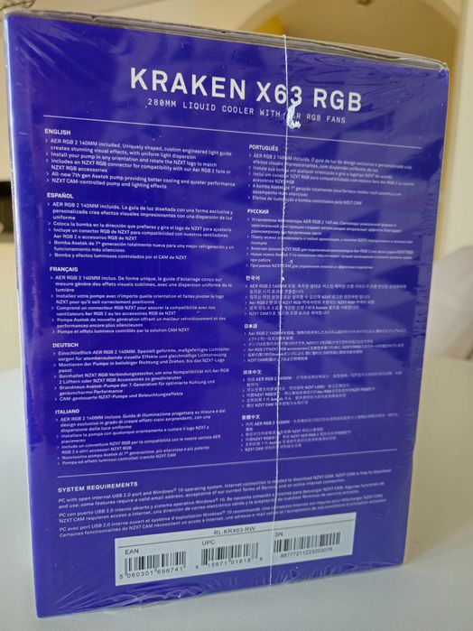 NZXT Kraken X63 RGB 280mm BIAŁE | NOWE zafoliowane chłodzenie wodne