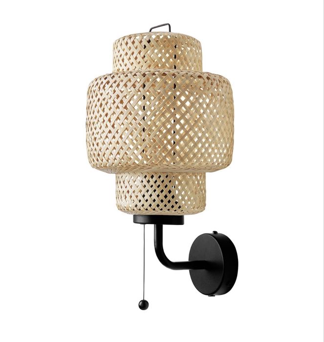Lampa Ścienna Bambus Ikea Sinnerlig