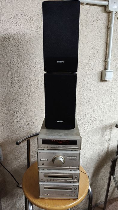 Zestaw stereo + Kolumny Philips