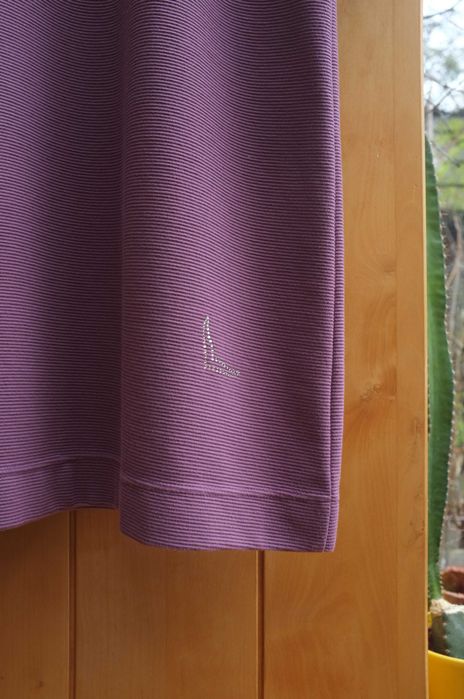 prążkowana sportowa pudełkowa sukienka Trigema na co dzień brudny róż