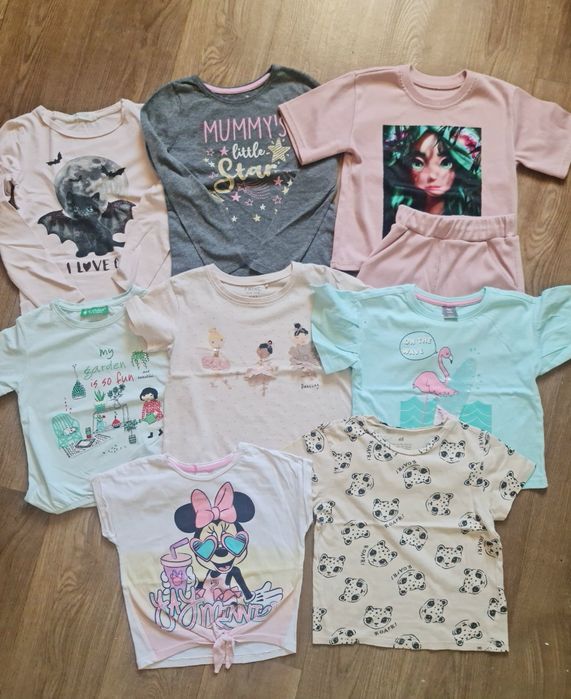 Футболки та реглани на дівчинку 5-6 років