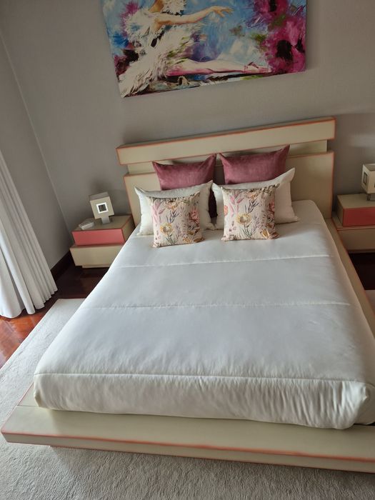 Quarto casal lacado medida colchão 1.50cm por 1.95cm