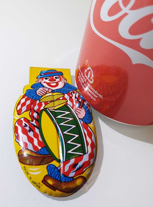 Antigo ~ "CLICK-CLACK em CHAPA LITOGRAFADA" ~ Anos 50 ~ JAPAN ~ #5