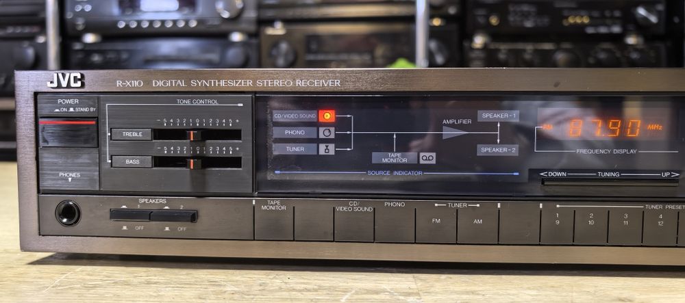 Ресивер JVC R-X110/8Ω: 1 876 грн. - Підсилювачі та ресивери Здолбунів ...