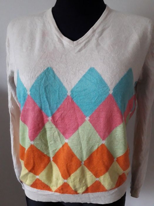 Sweterek GC Fontana Cashmere Rozm. M Kaszmir+Jedwab