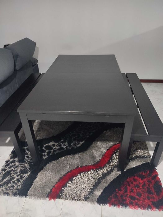 Sala de estar e sala de jantar