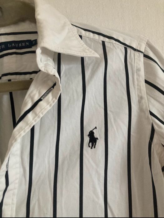 Ralph lauren koszula rozm xs plamka na kolnierzyku