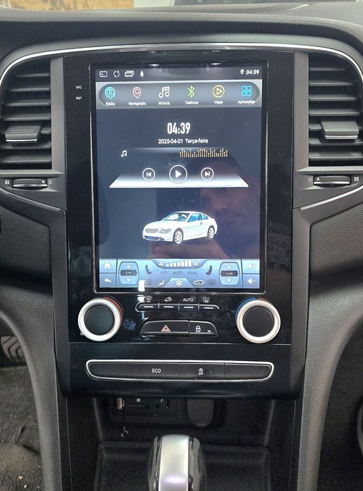 Rádio Android 14 com GPS Renault Mégane 4 (Novo)