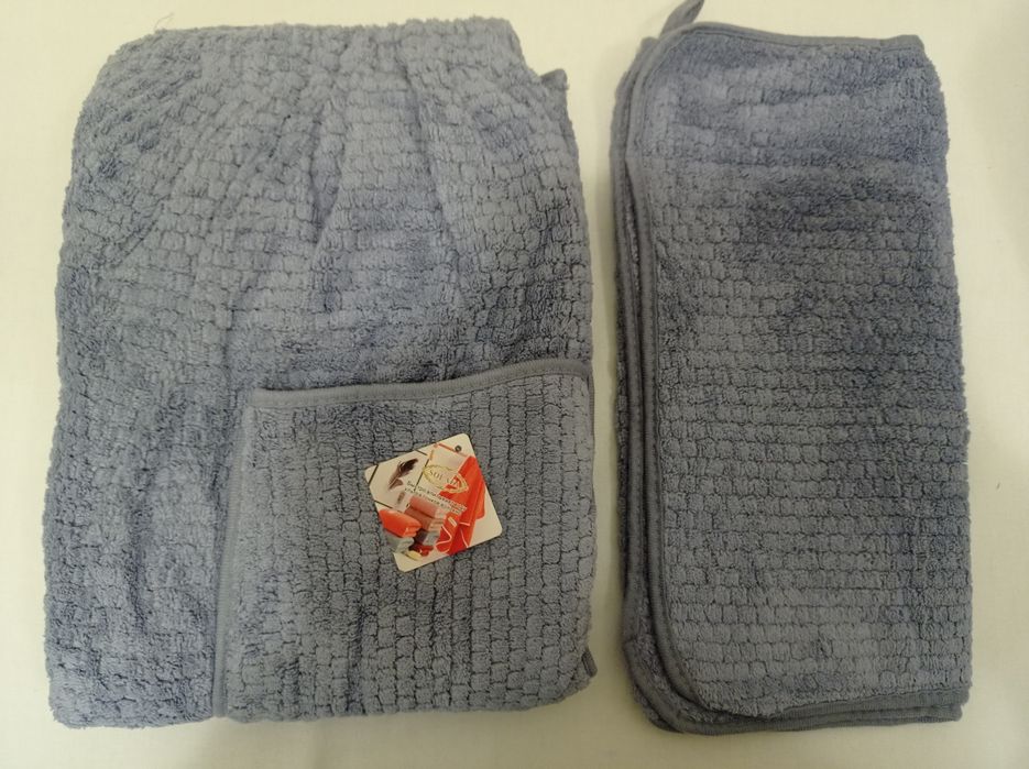 Набір в сауну, баню , рушник-халат із мікрофібри