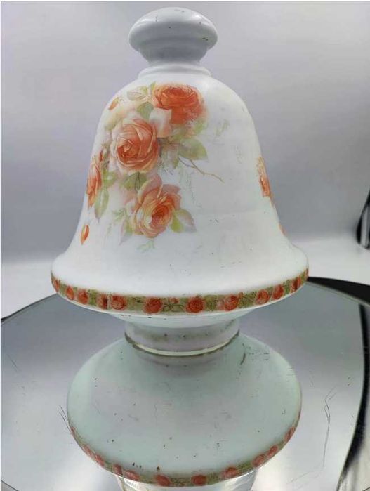 Przedwojenny klosz art deco na plafon,lampa