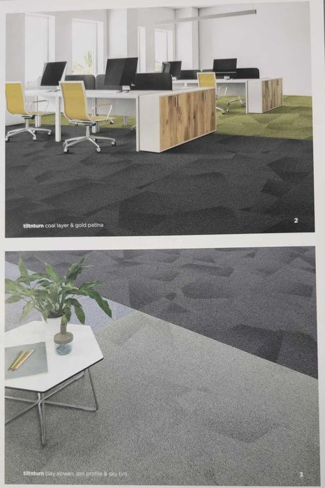 Płytki dywanowe strukturalne Burmatex TILTNTURN- zinc facet promo -40%