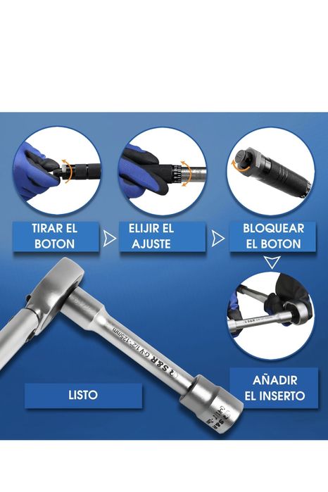 Chave dinamómetrica 3/8
