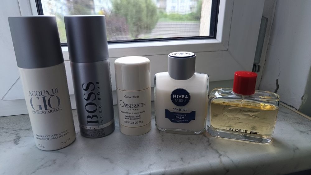 Zestaw męski Hugo Boss Armani Lacoste NIVEA Calvin Klein