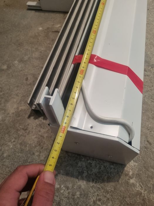 Rolety elektryczne przemysłowe materiałowe, salon, solarium