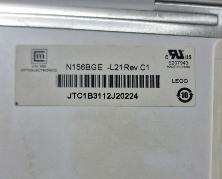 Matryca Ekran do laptopa Chi Mei 15,6" N156BGE-L21 rev.c1 Błyszcząca