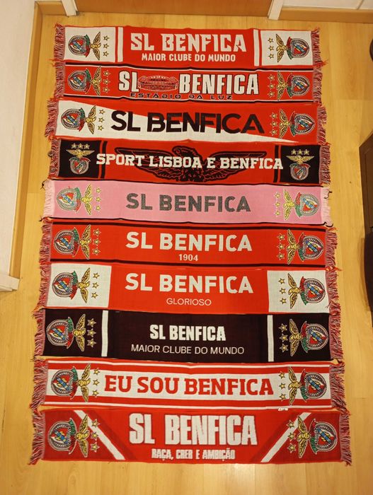 Sport Lisboa e Benfica cachecol novo oficial futebol, escolhe o teu!