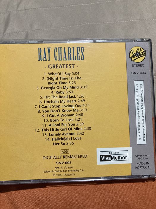Ray Charles Sucessos Compilação Soul