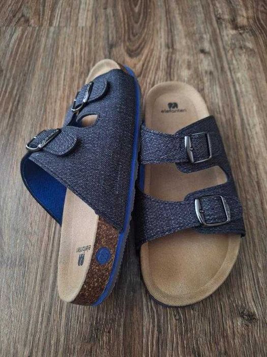 Ортопедичні шльопанці шльопки на корковій підошві від elephanten