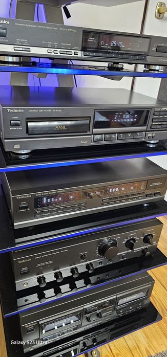 Technics-zestaw audio, wieża 5 elementów-bdb.stan