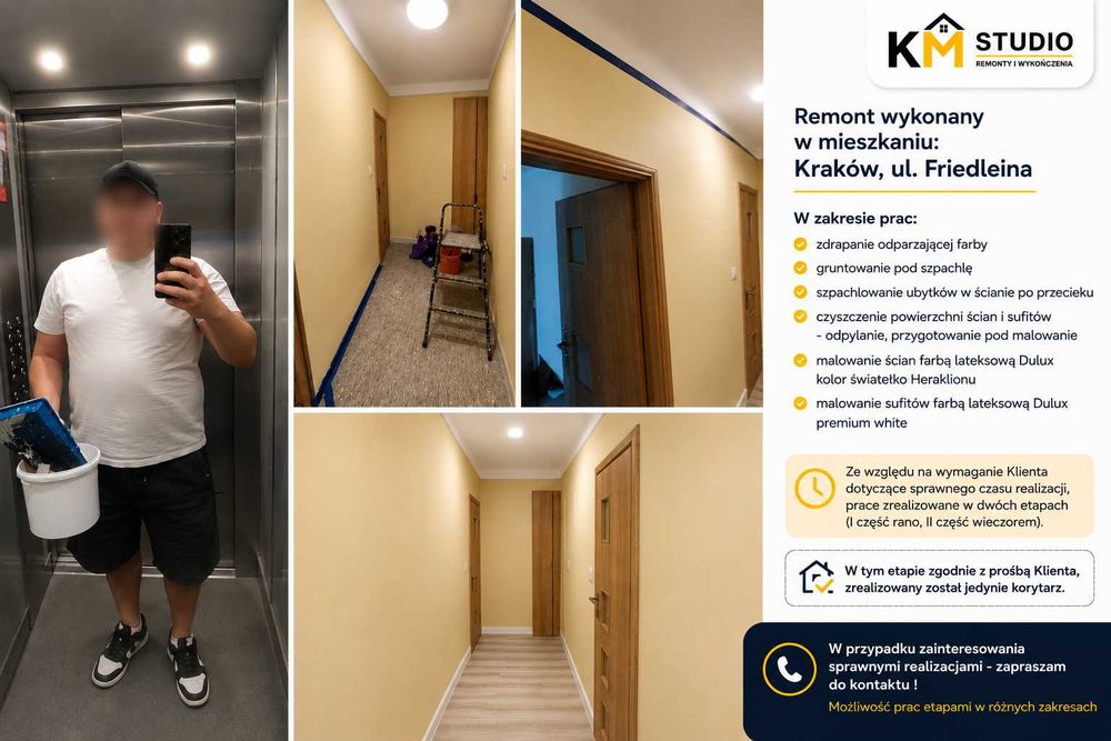 Malowanie / szpachlowanie / odświeżanie mieszkań / układanie paneli / układanie płytek