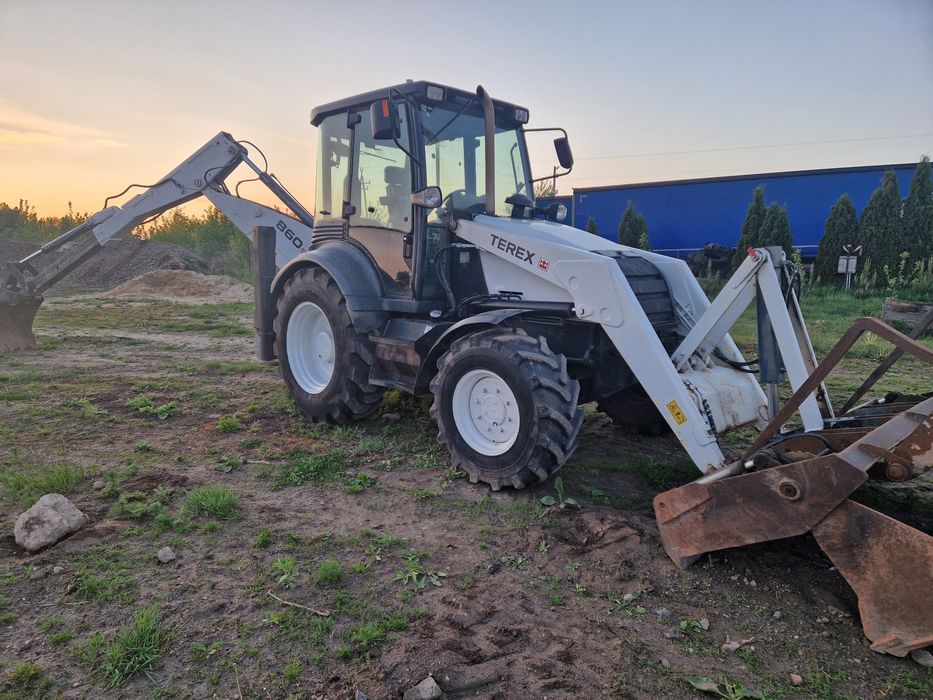 Koparko ładowarka TEREX 860, 4x4, krokodyl, teleskop