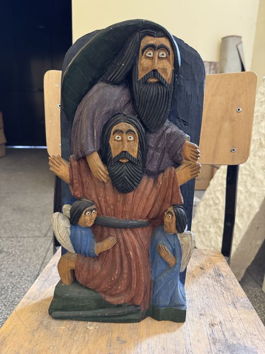 Rzeźba B. Chojęta "Mojżesz i Aaron"
