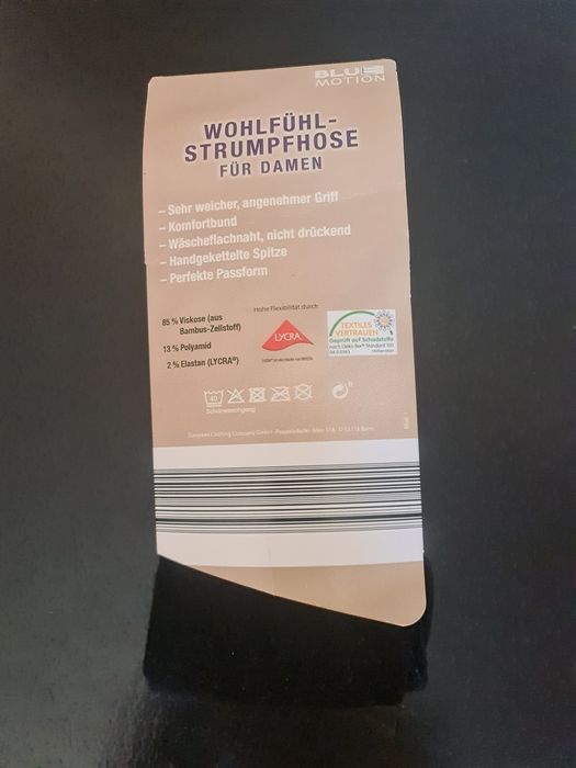 Колготки теплі 42-44 Blue Motion