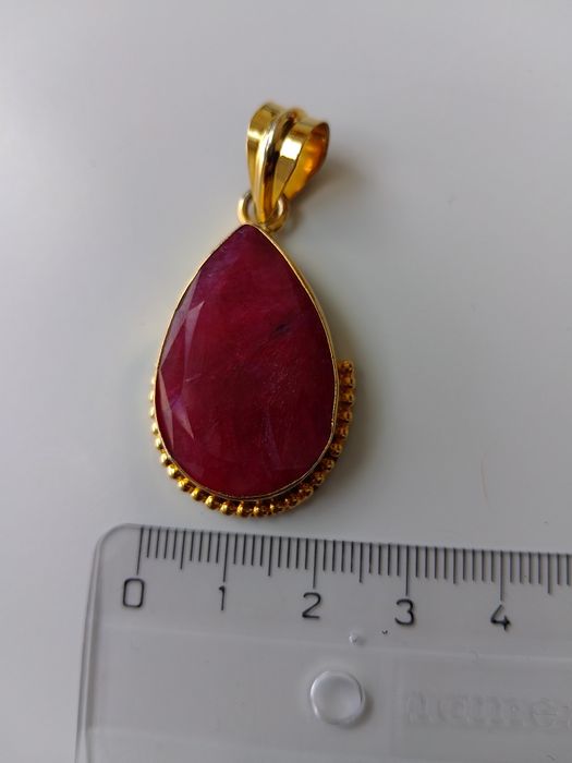 Підвіска рубін, вінтаж