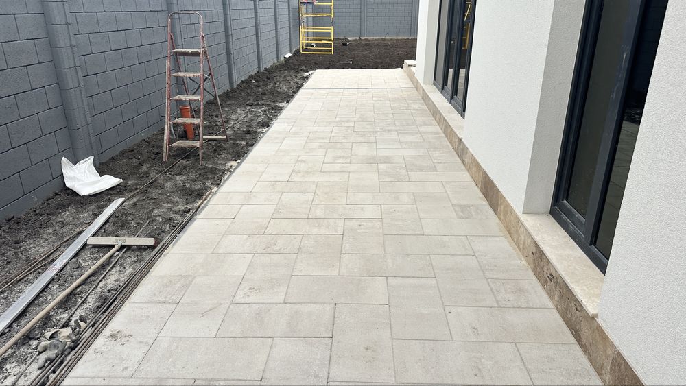 Тротуарная крупноформатная плитка МОНОБЛОК