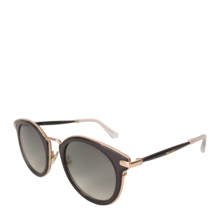Okulary przeciwsłoneczne damskie Jimmy Choo, wielokolorowe, logo: złote, w komplecie etui ZBH1389