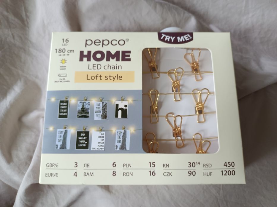 Home LED chain -lampki pepco
