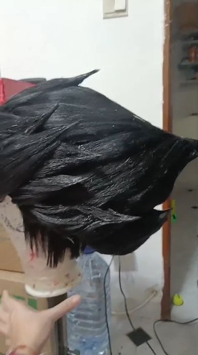 Peruca Vegeta Estilizada