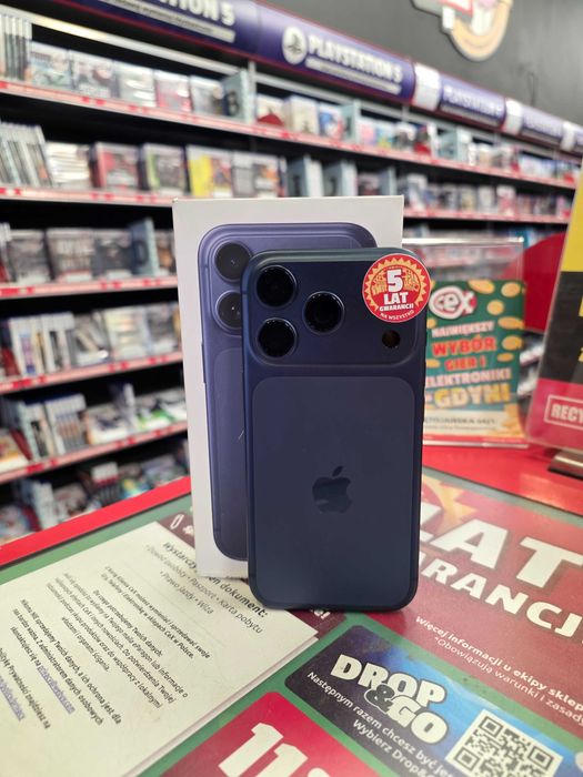 Apple iPhone 17 Pro 256GB Głębinowy Błęlkit CeX Gdynia