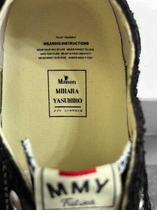 MMY Maison Mihara Yasuhiro кеди кеды черные чорні кросівки кросовки
