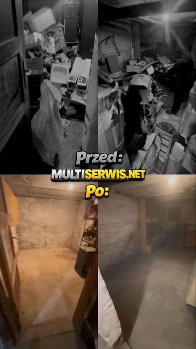 Opróżnianie, Sprzątanie, Czyszczenie, Utylizacja, Wywóz! MultiSerwis!
