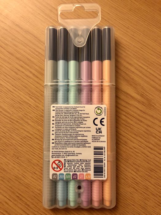 Conjunto Staedtler 6x ~ 1.0 mm ( NOVO )