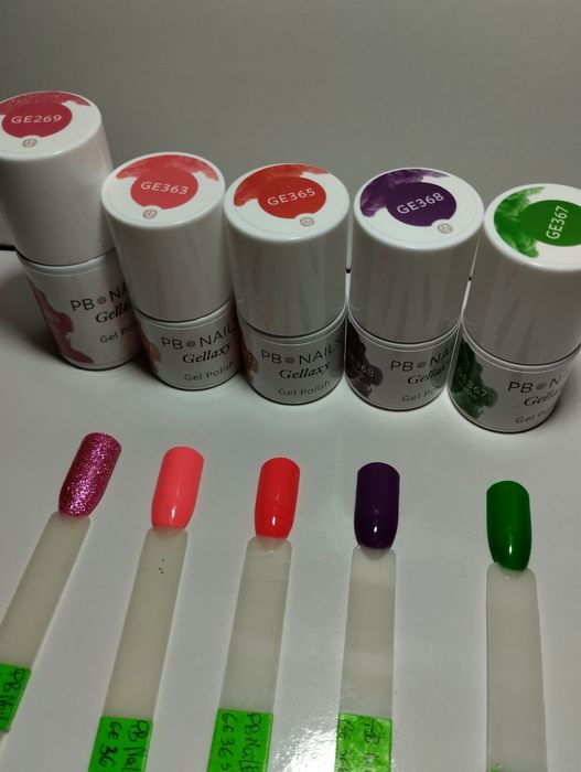 Lakiery hybrydowe PBnails zestaw