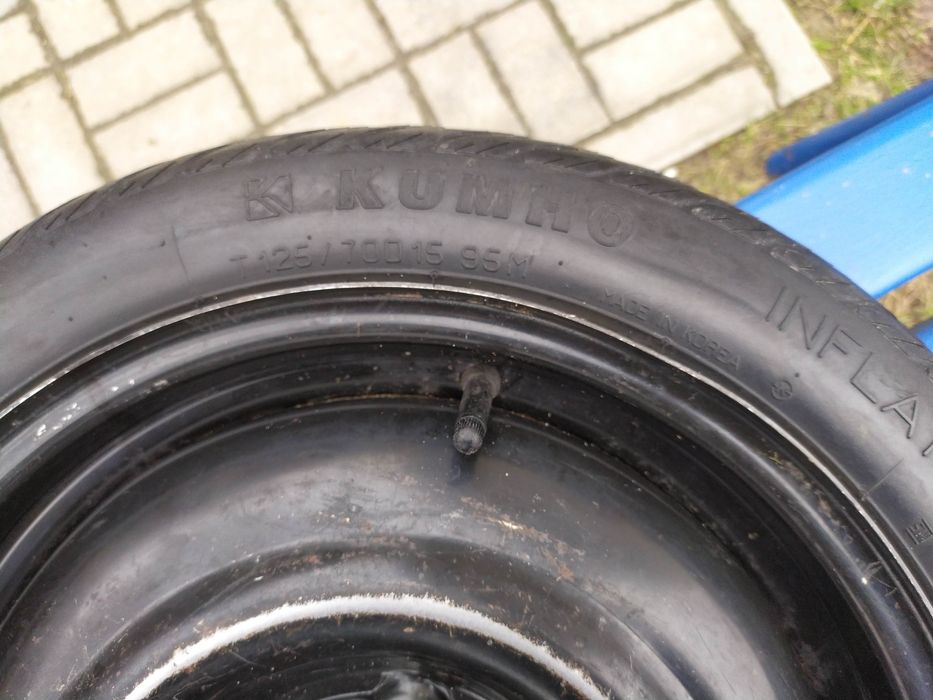 Докатка 125*70 R15 4Tx15 4*100 KUMHO Запаска