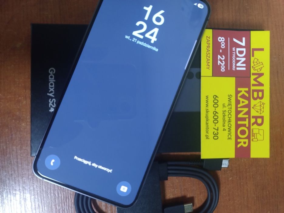 (3276/25)telefon Samsung Galaxy s24 8/128GB Jak nowy