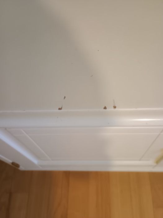 Zestaw mebli  drewnianych lakierowanych biały