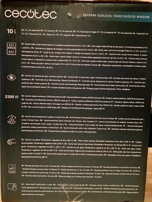 Vendo AirFryer Cecotec Dual Level Window