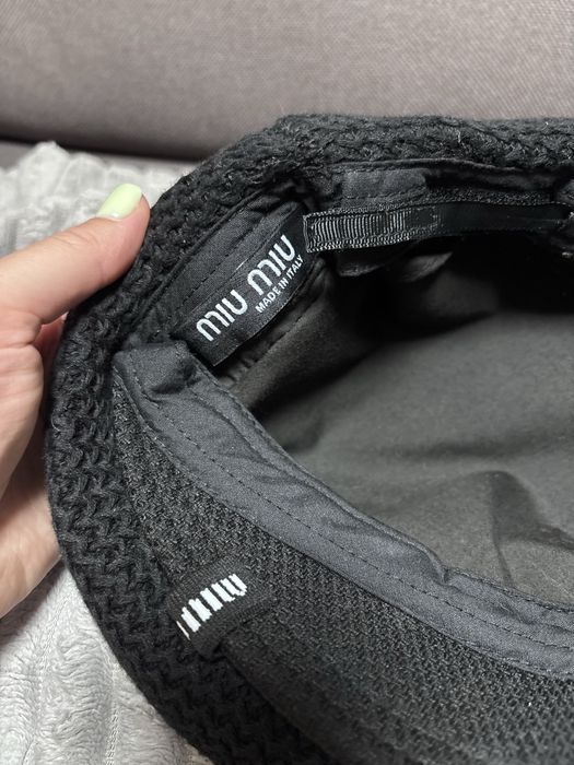 Продам в’язану панаму Miu miu — zdjęcie 4