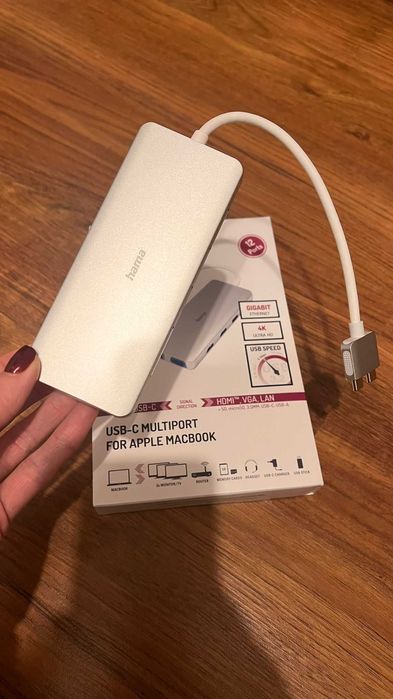 Hama Multiport USB-C do Apple MacBook Air & Pro, 12 PORTÓW