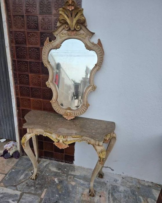 Conjunto entrada movel e espelho