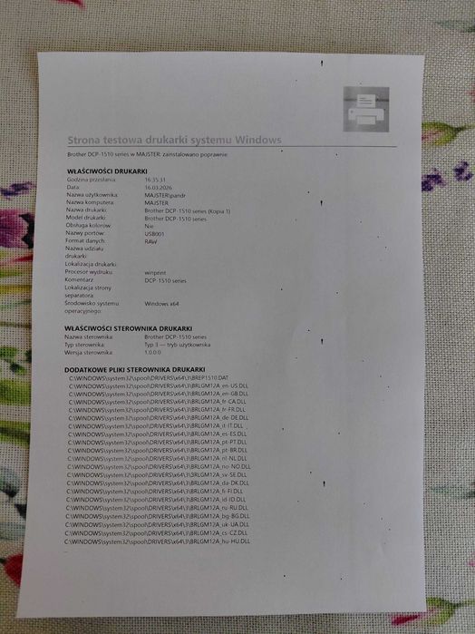 Drukarka laserowa Brother DCP-1510E | Skaner + ksero