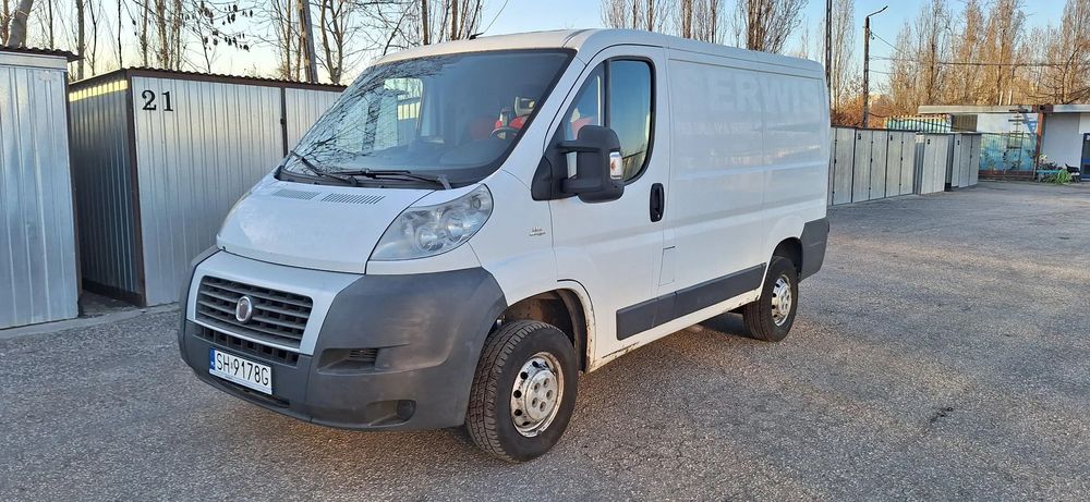 Fiat Ducato  Fiat Ducato 2.0 116km L1 H1 VAT 1 Ciężarowy Hak Klima Grzany Fotel
